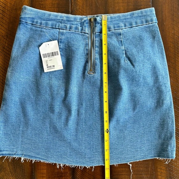 Mini Jeans Denim Skirt Forever 21 Size Medium NWT - Picture 9 of 9